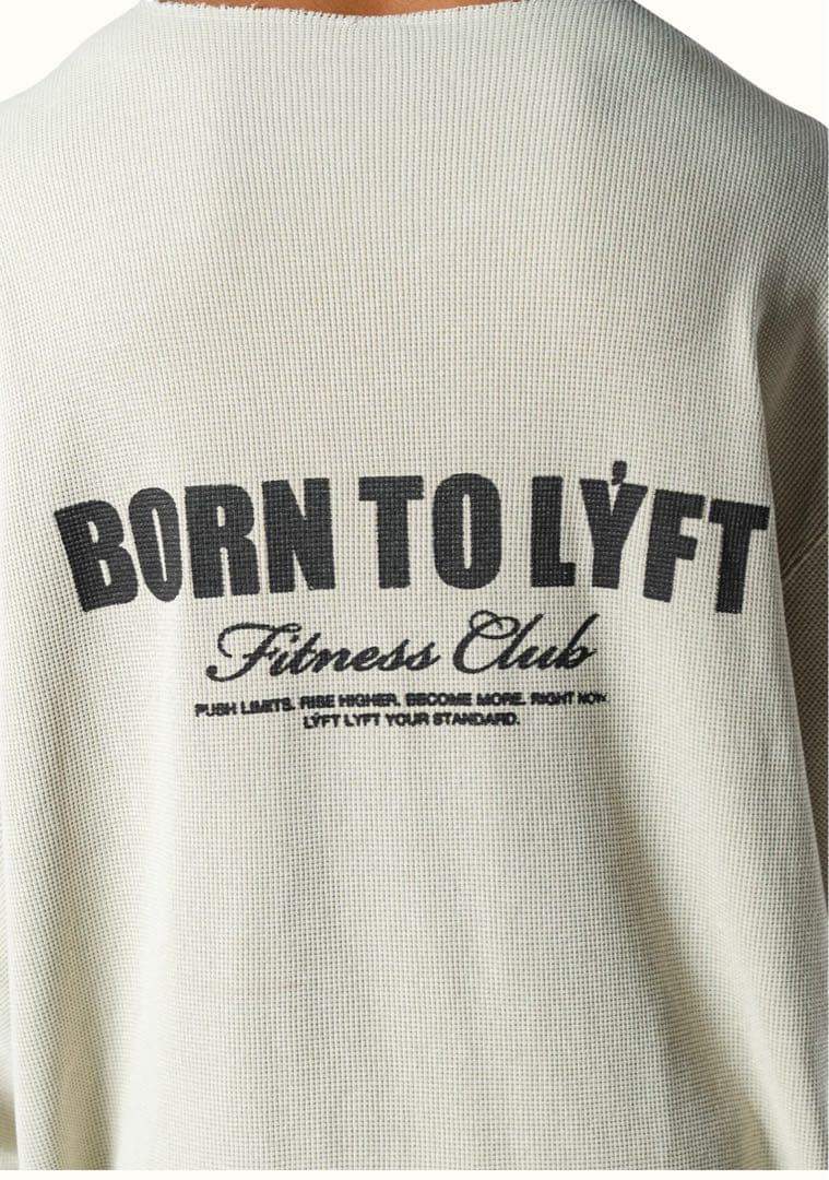 トップス LYFT CUT-OFF VINTAGE THERMAL T-SHIRT