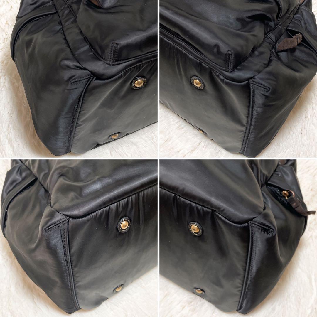 大容量 COACH コーチ ボストンバッグ 肩掛け ブラック B261