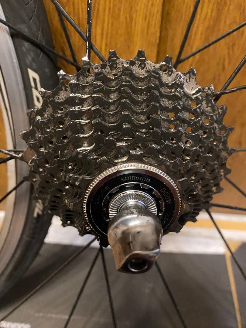 シマノ　デュラエースWH-9000 C24アルミ カーボンラッピングホイール