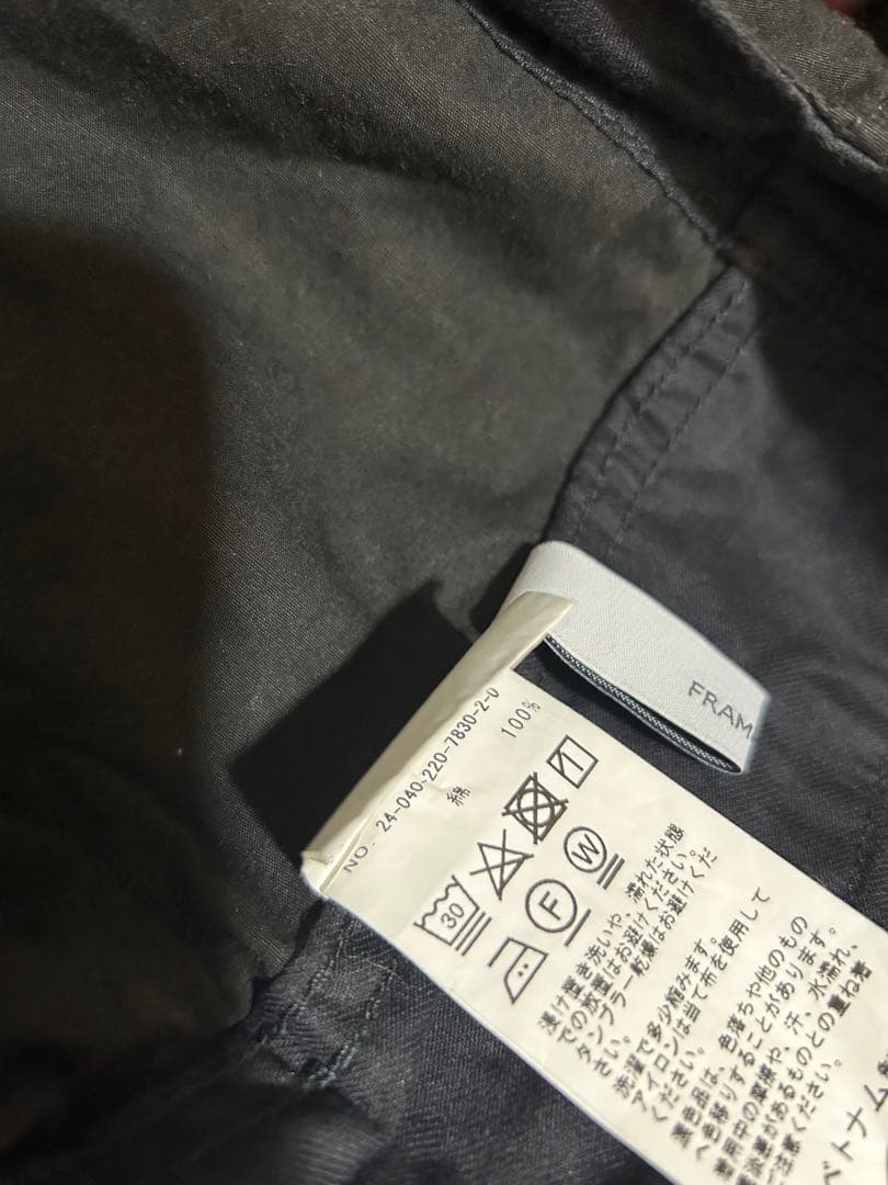 2024SSフレームワークFRAMeWORKコンパクトウェザーサロペット