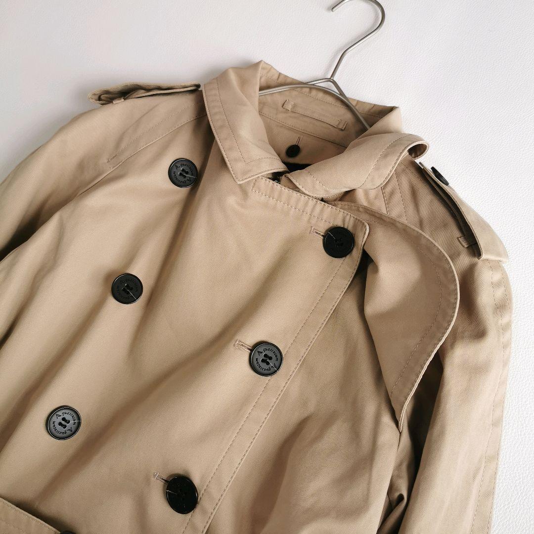アクアスキュータム トレンチコート ジョンストンズ ライナー付 Lサイズ