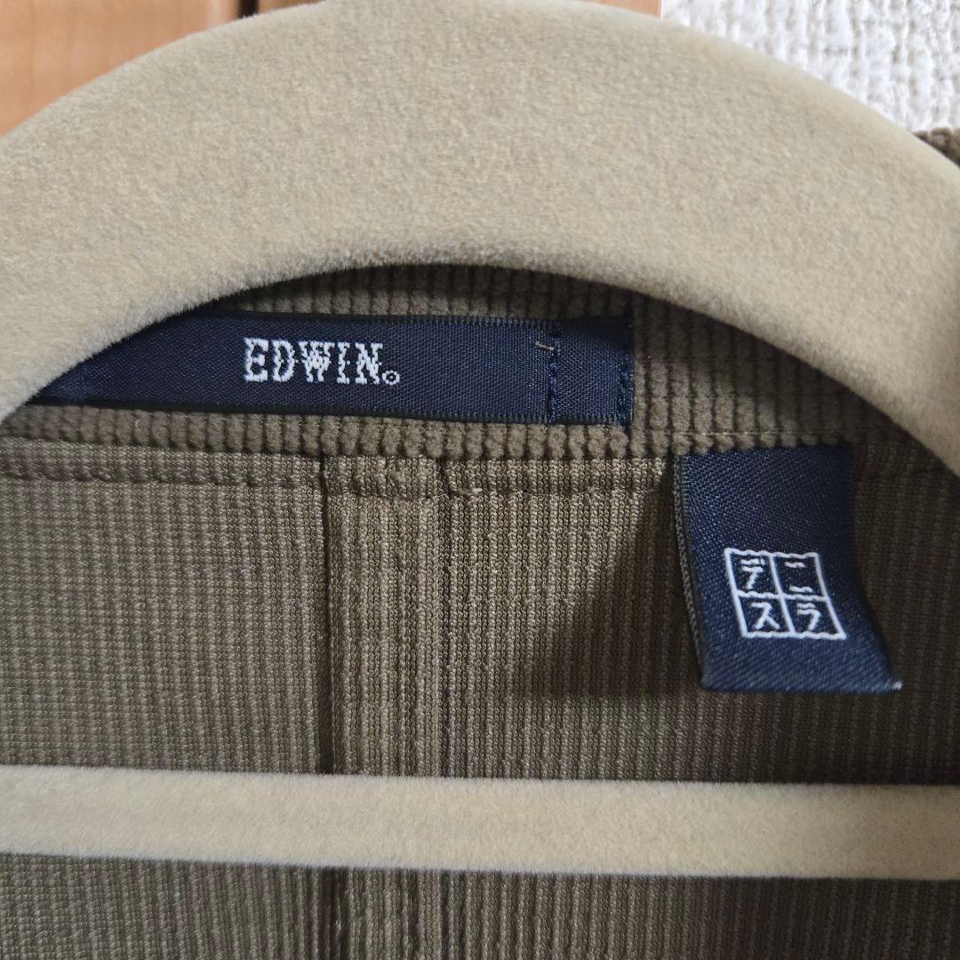 EDWIN デニスラ コーデュロイ　テーラードジャケット　セットアップ