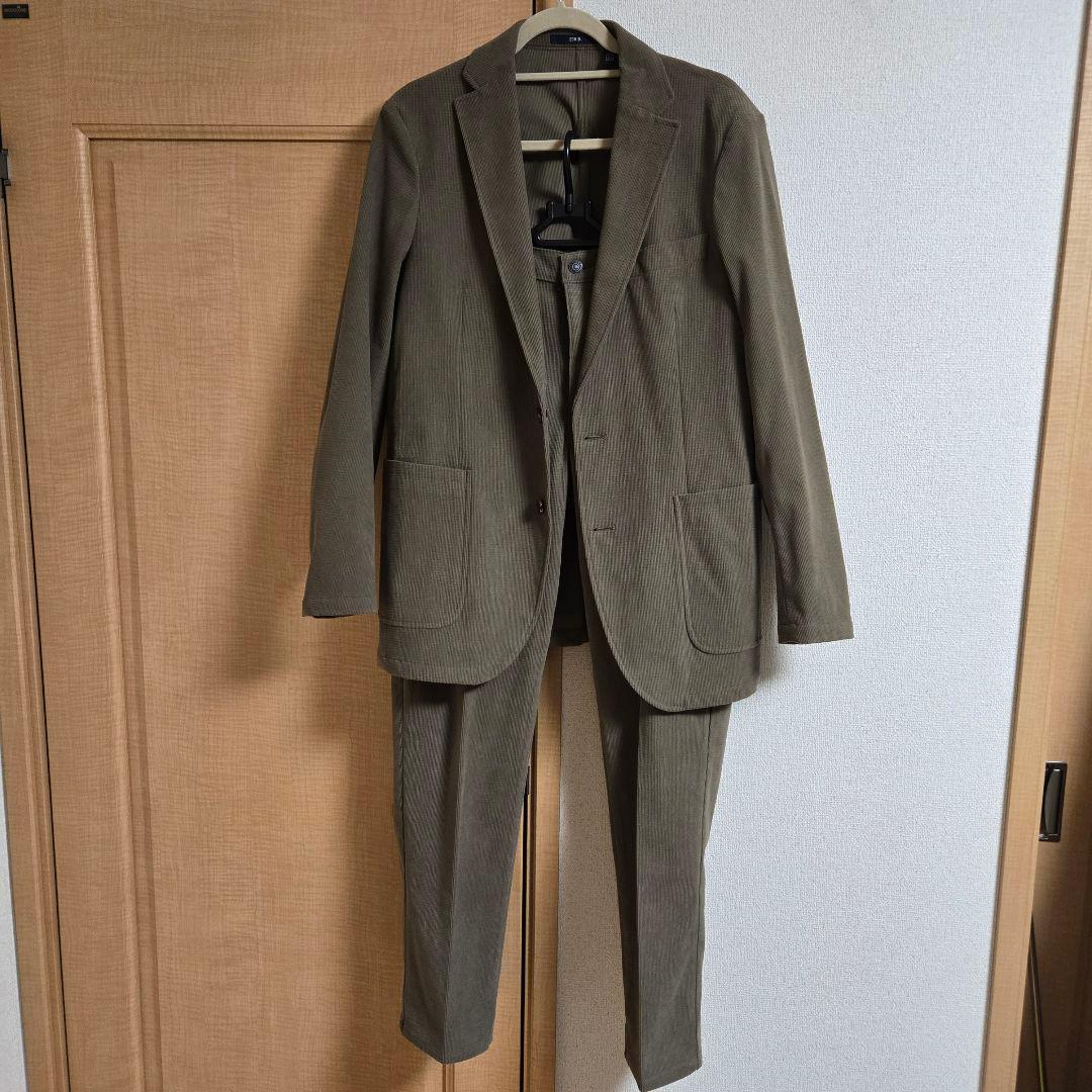 EDWIN デニスラ コーデュロイ　テーラードジャケット　セットアップ