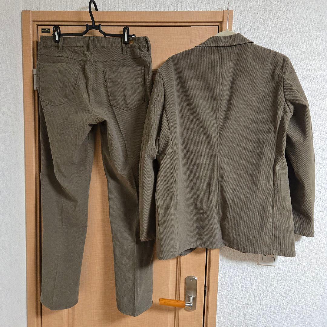 EDWIN デニスラ コーデュロイ　テーラードジャケット　セットアップ