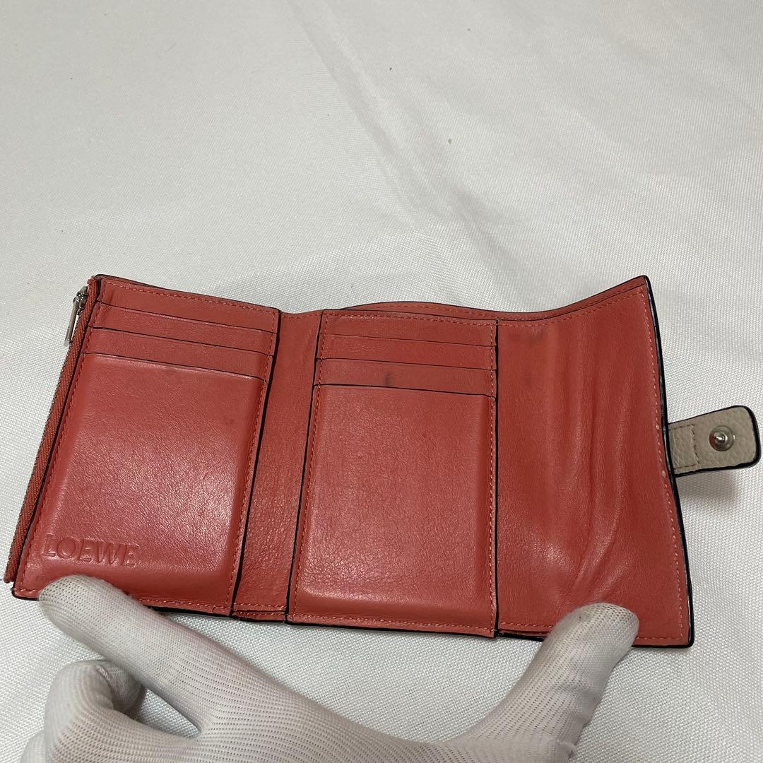 ロエベ LOEWE バーティカルウォレット 三つ折り財布