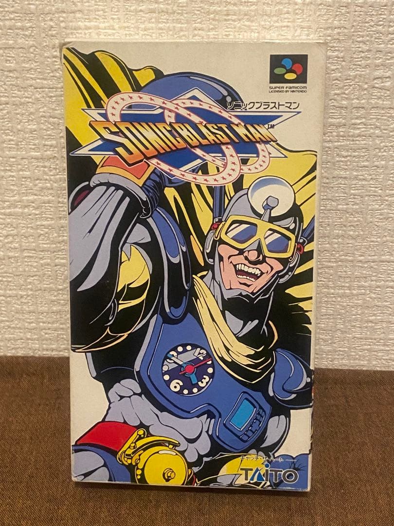 ソニックブラストマン (スーパーファミコンソフト)箱・説明書有り