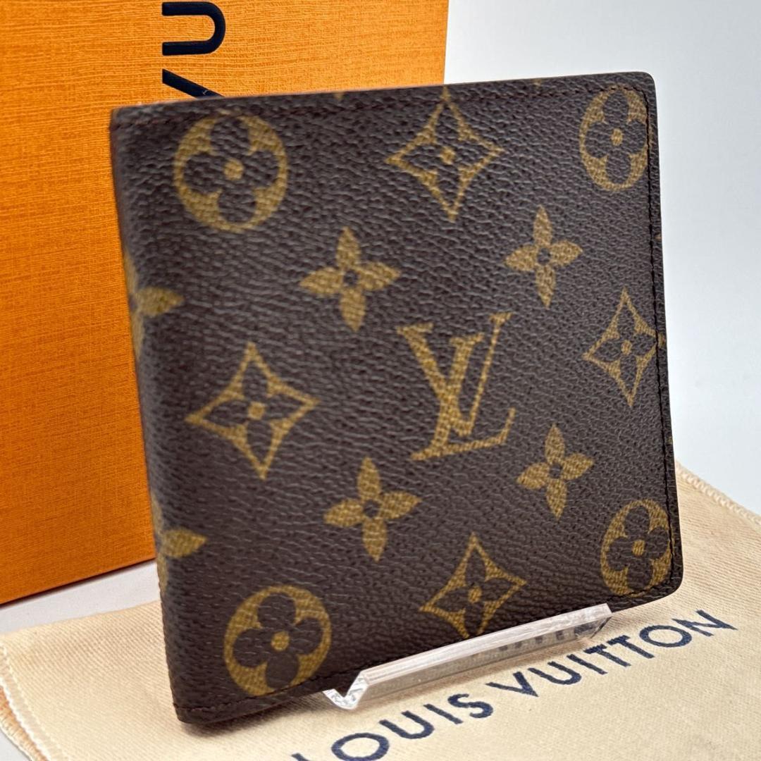 ルイヴィトン モノグラム ポルトフォイユ・マルコ 二つ折り財布 M61675