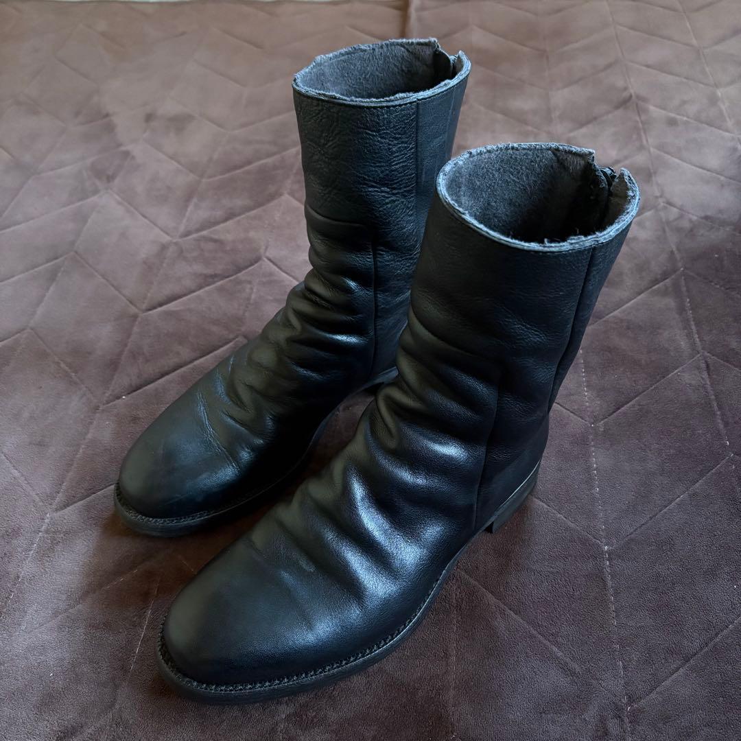 アルフレッドバニスター　バックジップ　40 ブラック　ブーツ　エンジニアブーツ