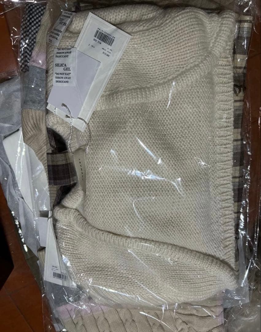 即日発送andmary Tyla ribbon set tops brown