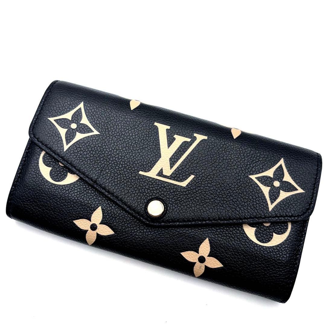 IC搭載　ルイヴィトン モノグラムアンプラント ポルトフォイユサラ バイカラー