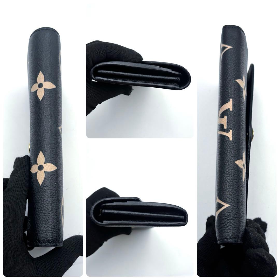 IC搭載　ルイヴィトン モノグラムアンプラント ポルトフォイユサラ バイカラー