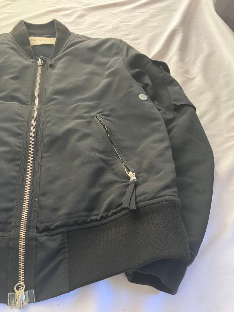 r*r様 our legacy double zip Black ma-1 ja