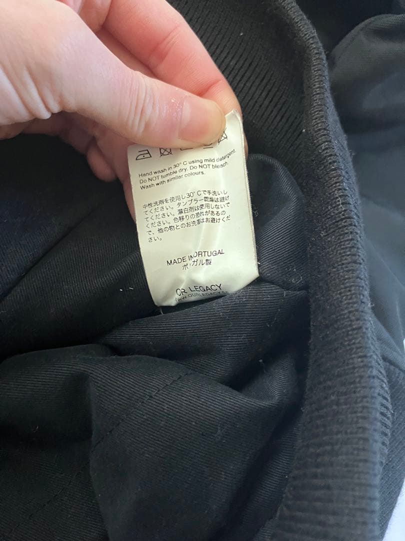 r*r様 our legacy double zip Black ma-1 ja