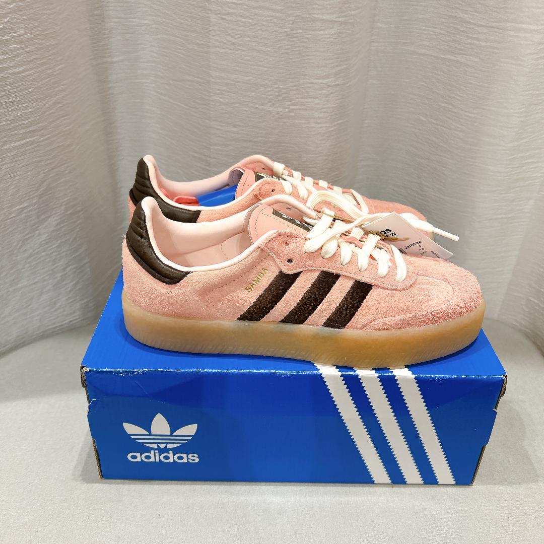 新品　アディダス　adidas Sambae　ピンク　スニーカー　23.5cm