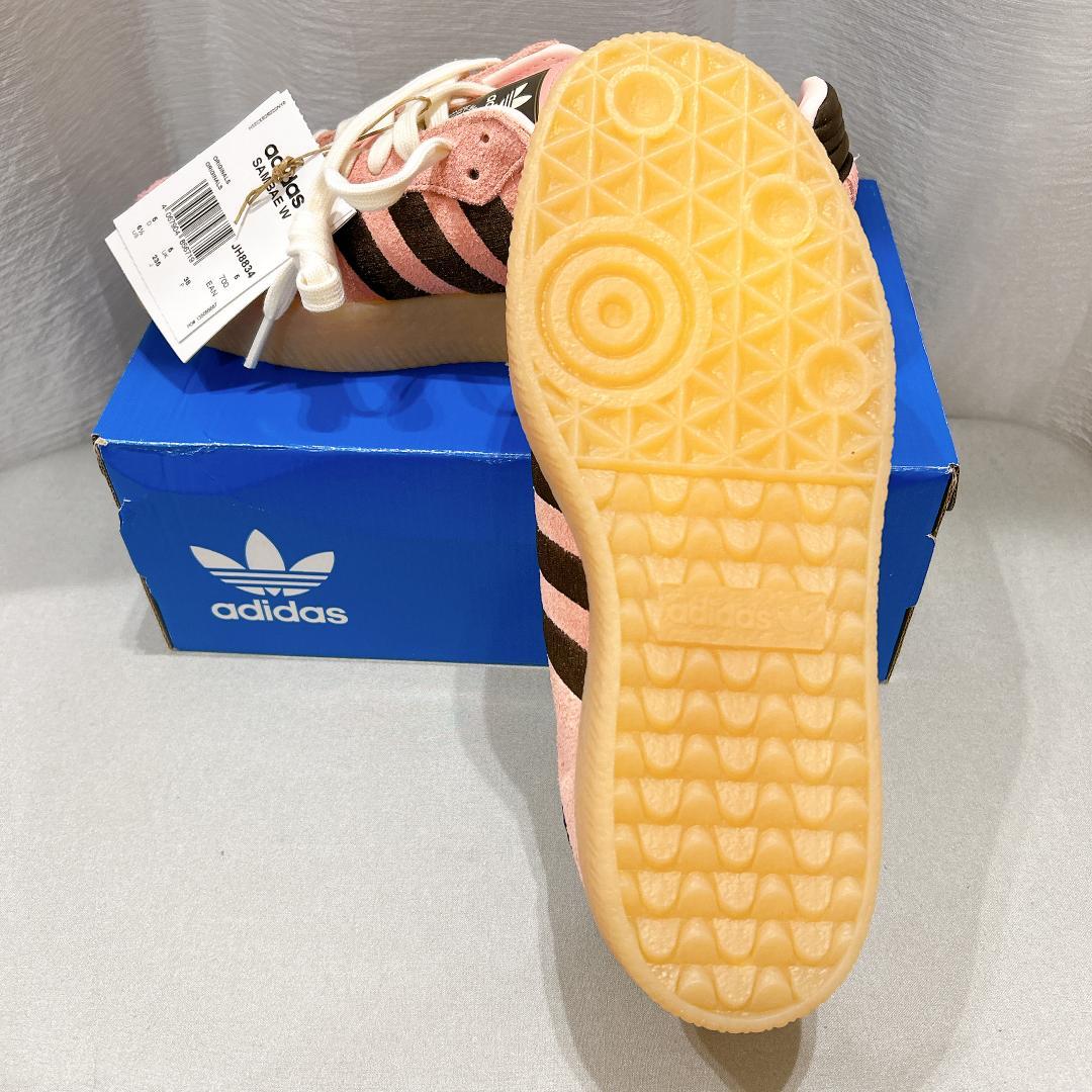 新品　アディダス　adidas Sambae　ピンク　スニーカー　23.5cm