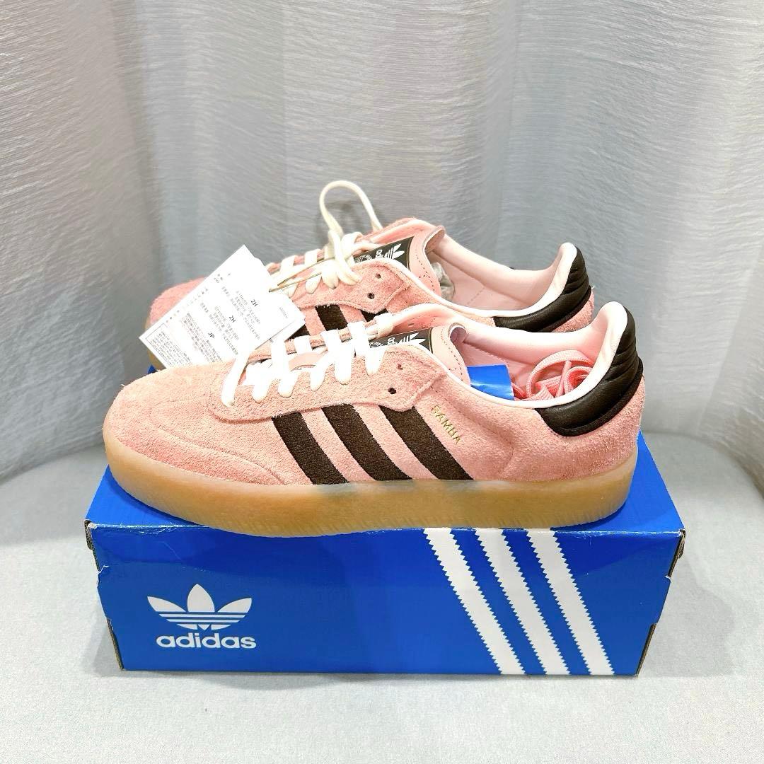 新品　アディダス　adidas Sambae　ピンク　スニーカー　23.5cm