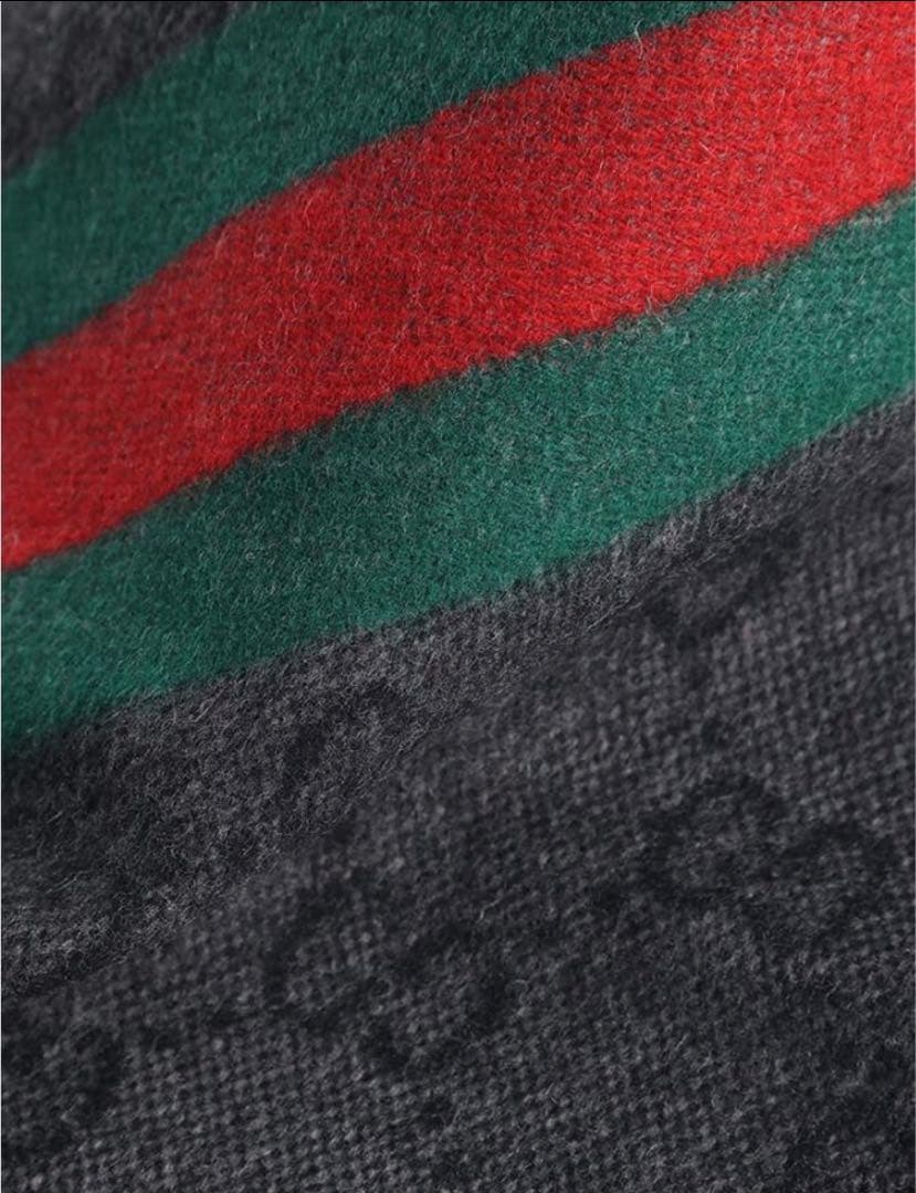 GUCCI GG マフラー フリンジ付き