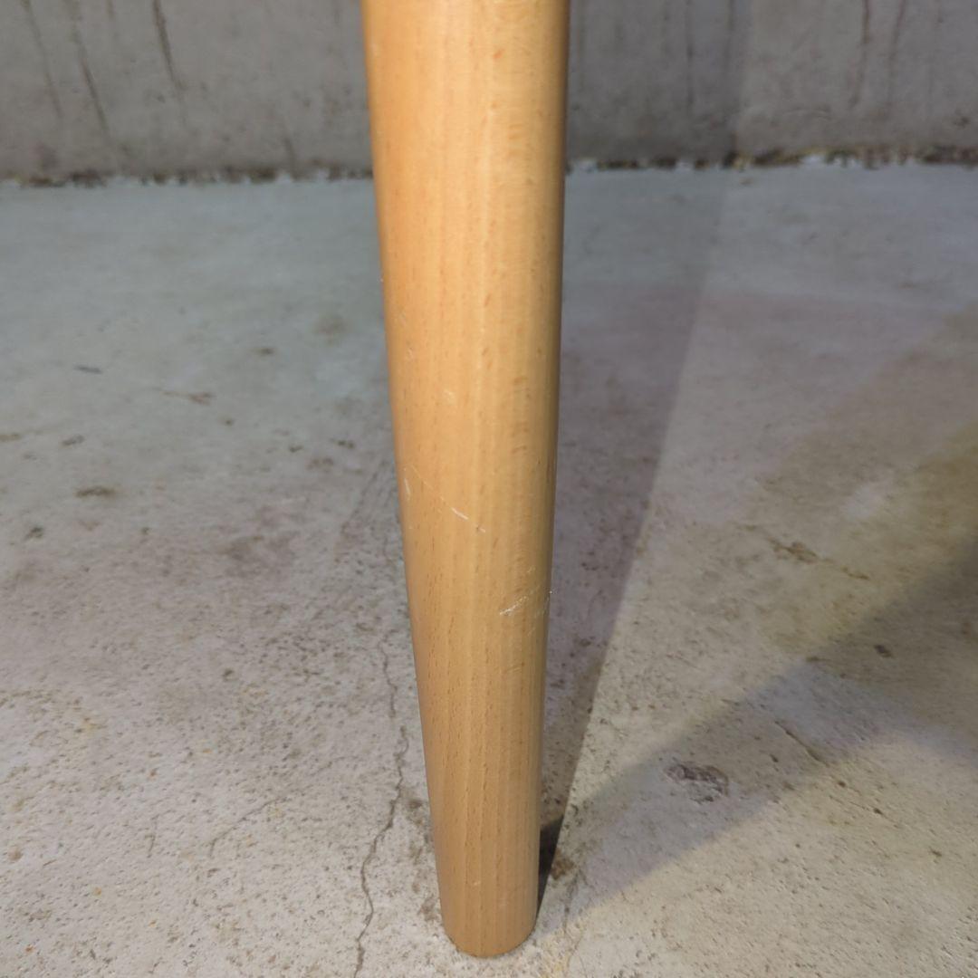 美品！ペーパーコード 天然木アームチェア ダイニングチェア Yチェア風 曲木　②