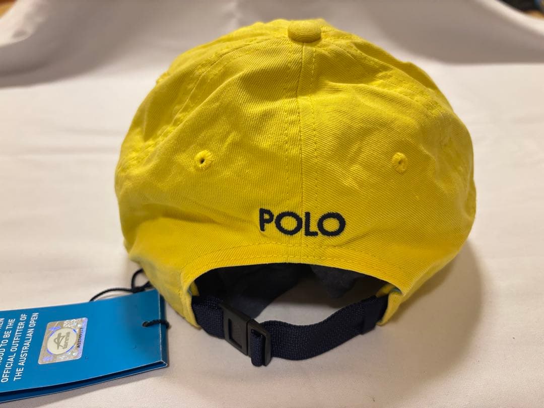 2026 全豪オープン POLO AO公式 スポーツキャップ イエロー新品