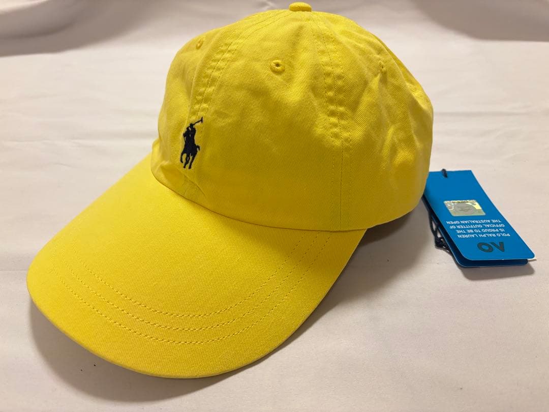 2026 全豪オープン POLO AO公式 スポーツキャップ イエロー新品