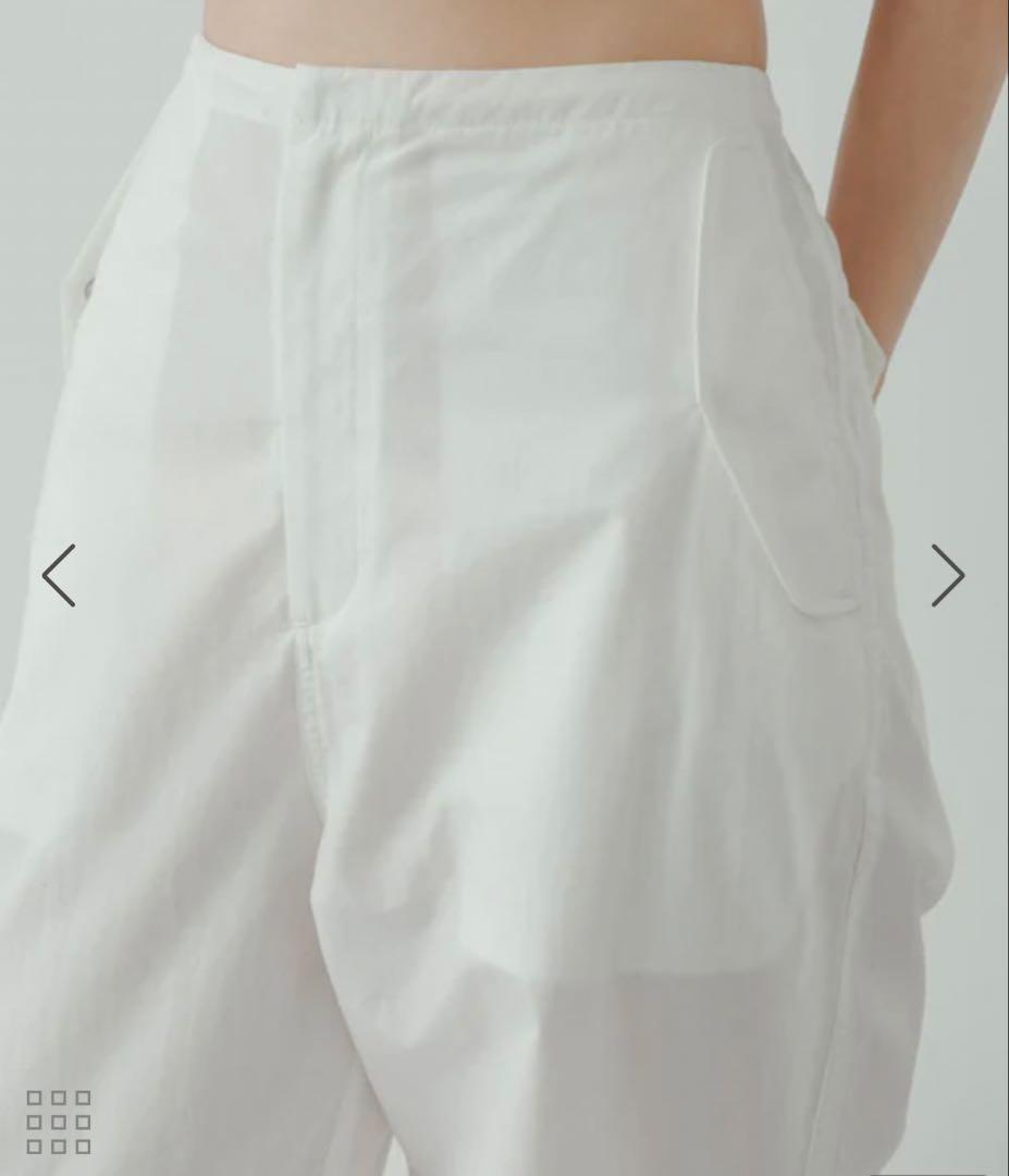 【yo BIOTOP】cotton nylon cargo pants 0サイズ