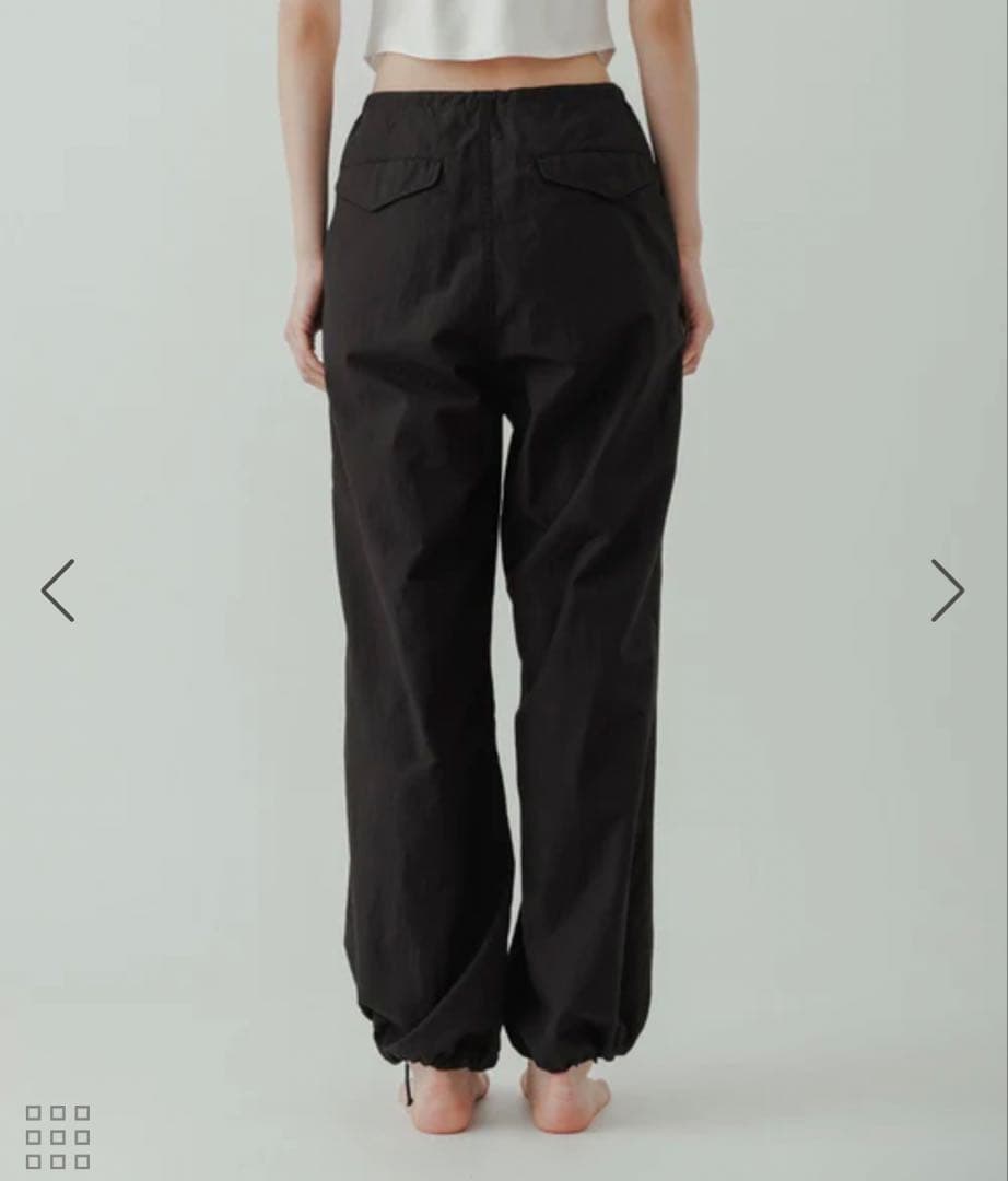 【yo BIOTOP】cotton nylon cargo pants 0サイズ