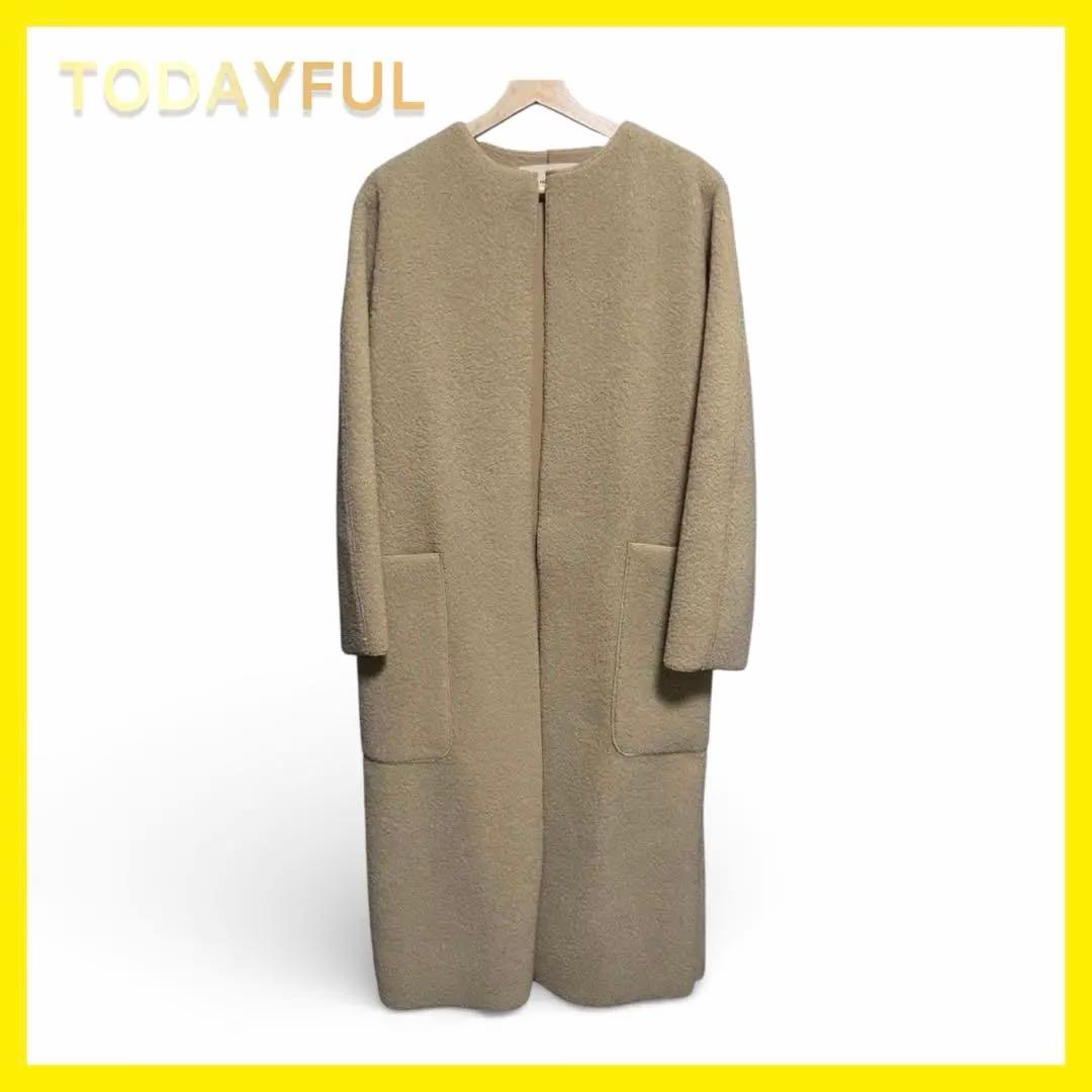 TODAYFUL(トゥデイフル) カラーレスボアコート レディース　アウター