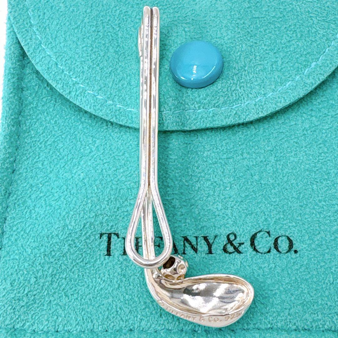 極美品 オールドティファニー ゴルフ タイピン タイバー シルバー925