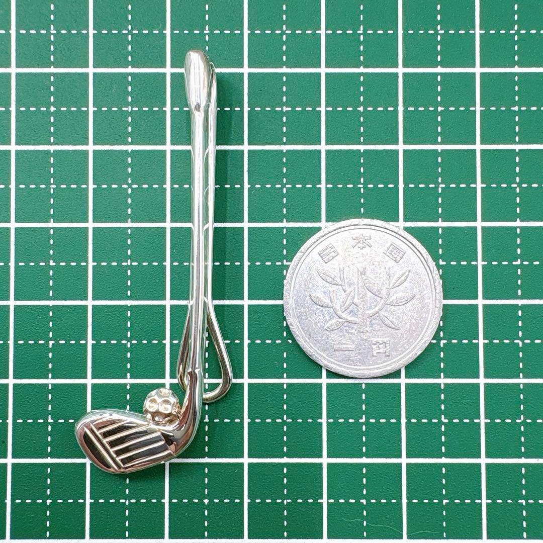 極美品 オールドティファニー ゴルフ タイピン タイバー シルバー925