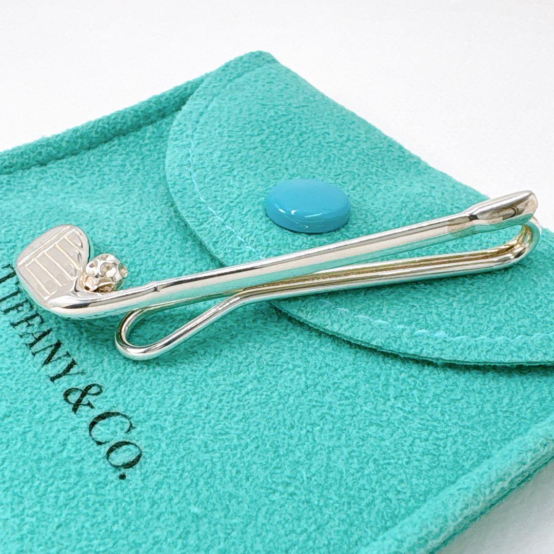 極美品 オールドティファニー ゴルフ タイピン タイバー シルバー925