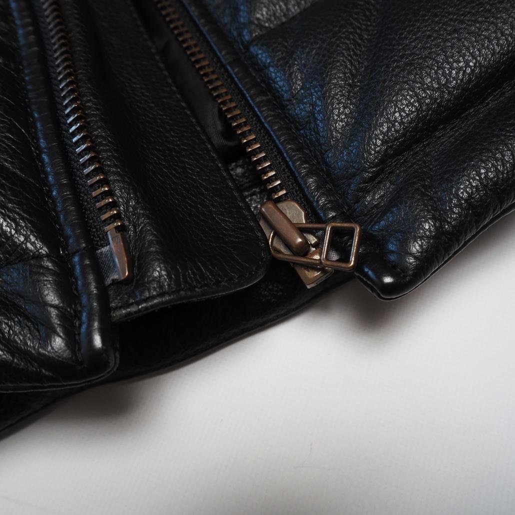 美品 プロテクターフル装備 KADOYA ライディング レザーダウンジャケット