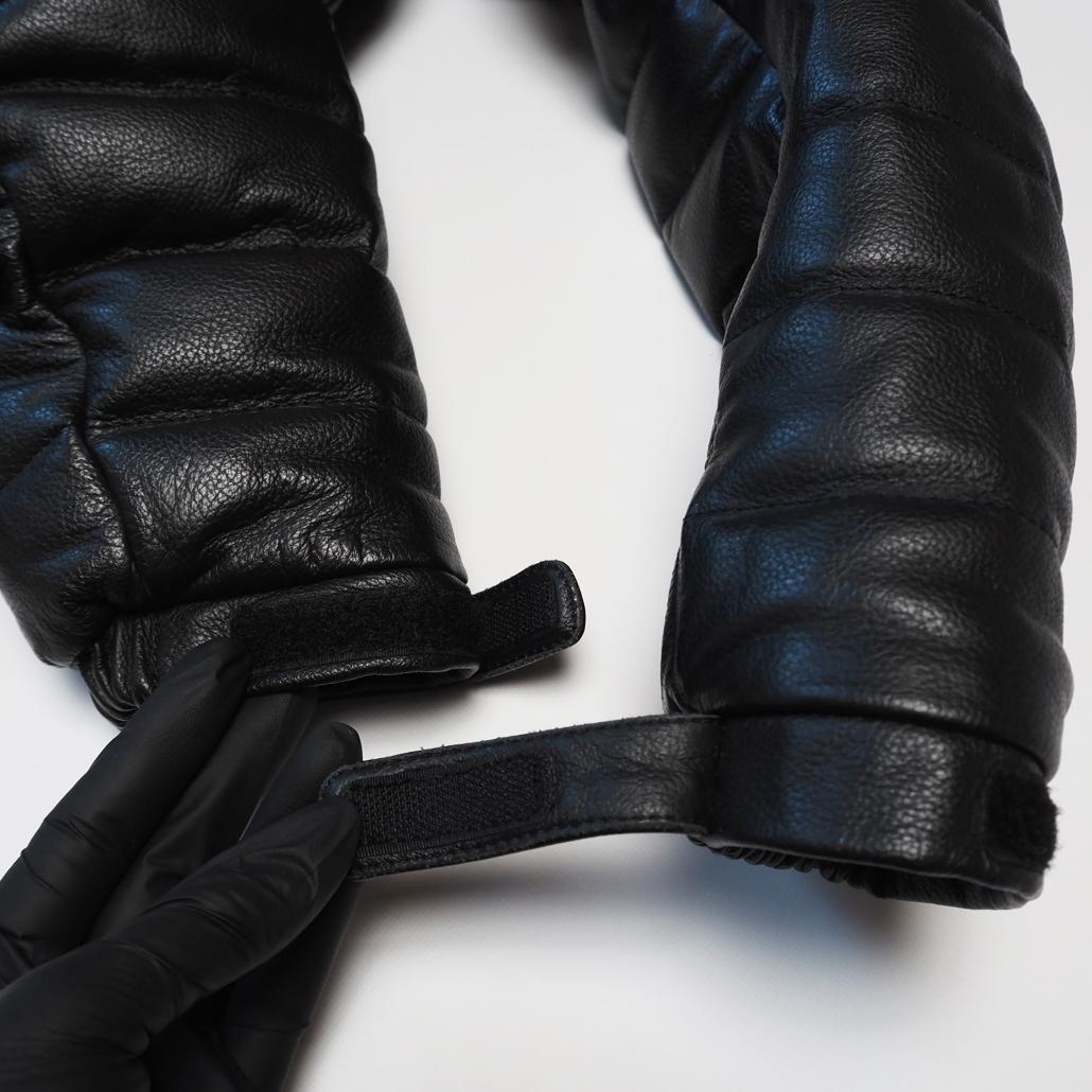 美品 プロテクターフル装備 KADOYA ライディング レザーダウンジャケット