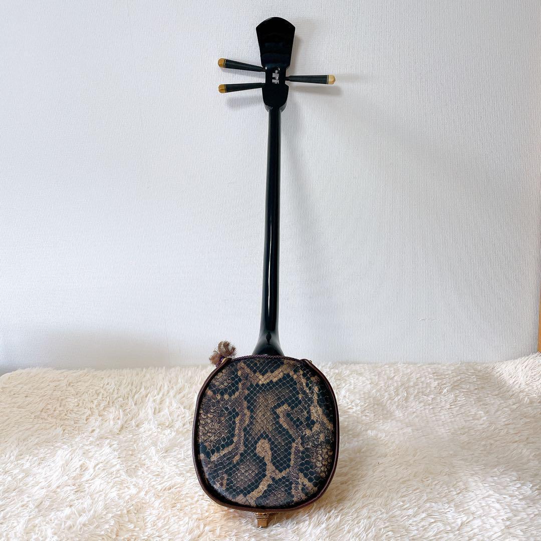 【動作品】沖縄三線 人工皮 初心者向け