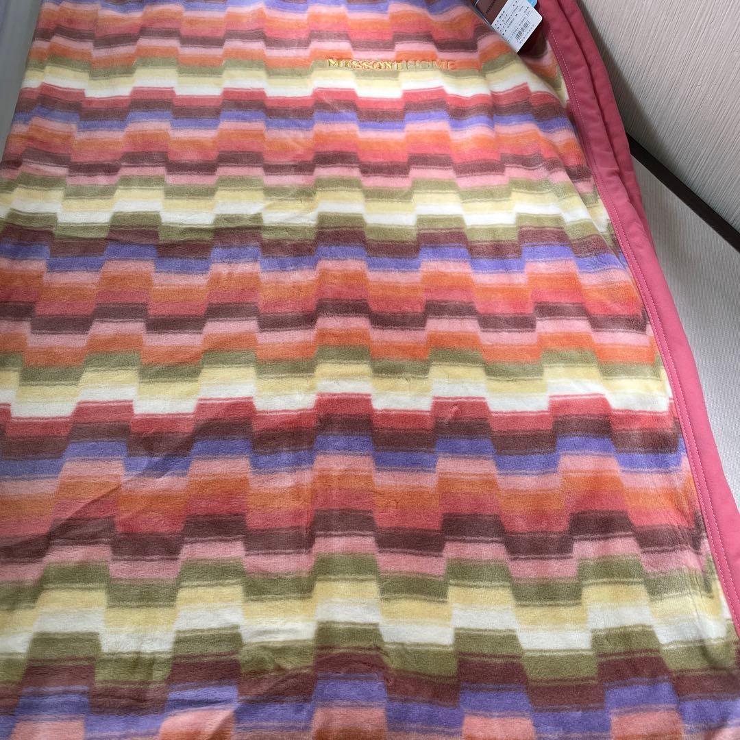 希少品 新品未使用 ミッソーニ MISSION 綿毛布