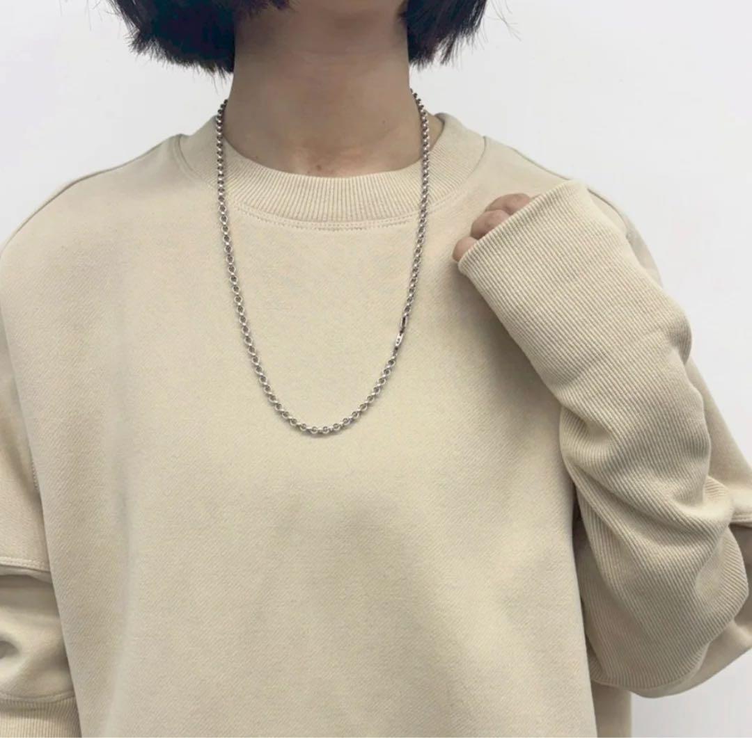 新品 クルーネック スウェット ライトグレー あったか 裏起毛 CYNICAL