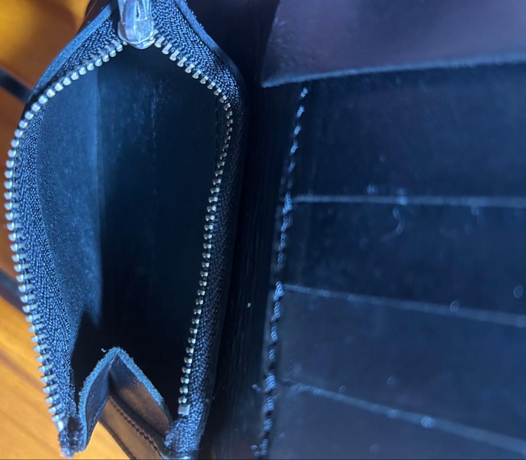 レッドムーンREDMOON2つ折り財布 TW01-MID ブラック チェーン付き