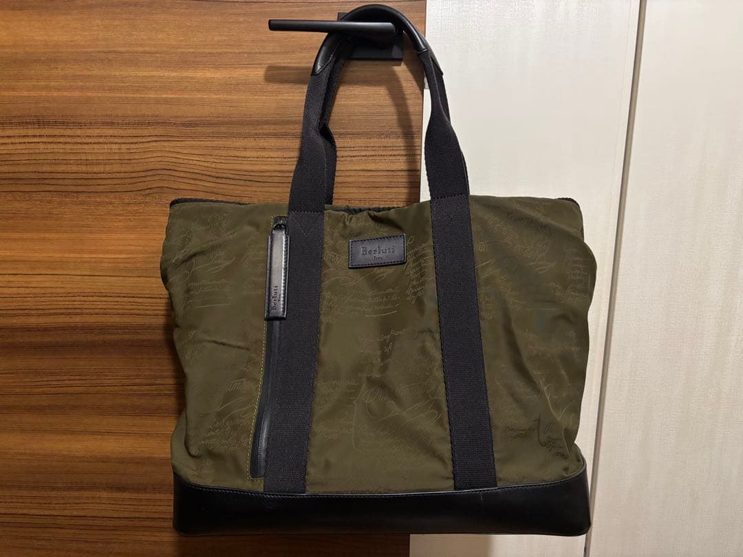 Berluti オリーブグリーンバッグ　 B wayCOLLECTION DUO