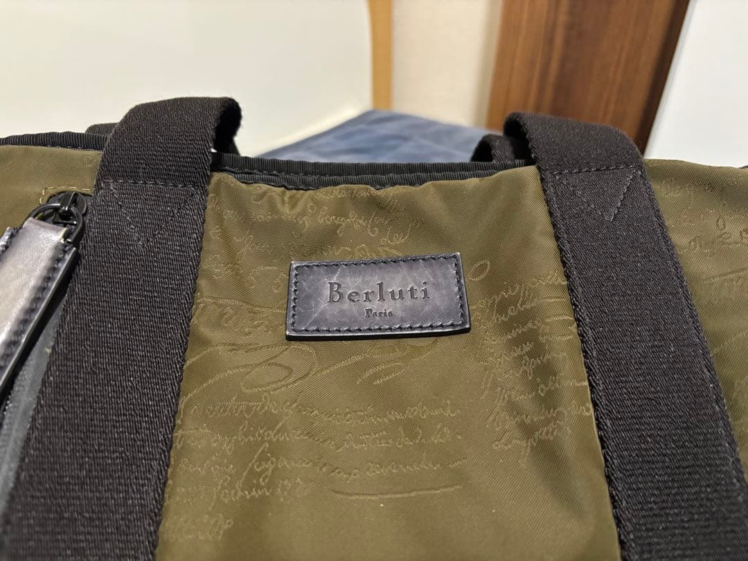 Berluti オリーブグリーンバッグ　 B wayCOLLECTION DUO