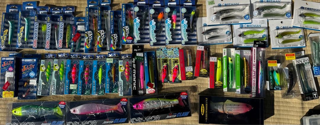 ルアー　引退　まとめ売り　ブルーブルー　ジョイクロ　ブローウィン　カゲロウ