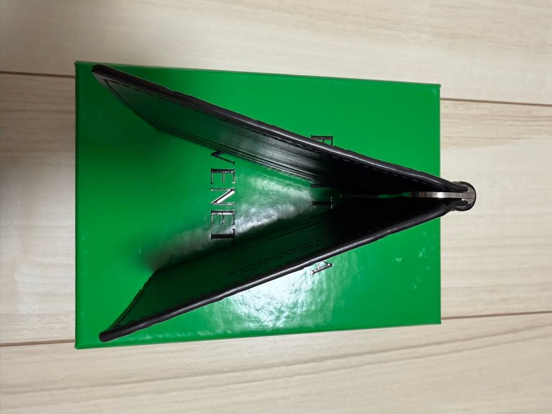 BOTTEGA VENETA レザー イントレチャート マネークリップ 財布