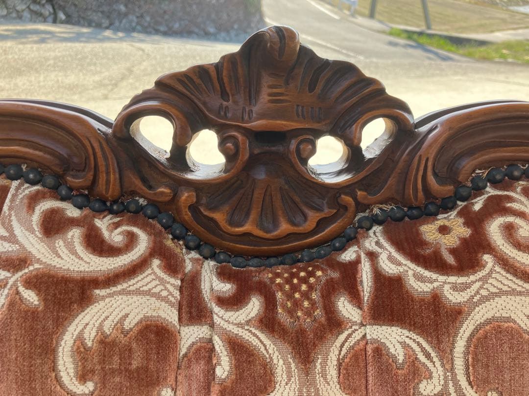 【たかの～4/3まで】イタリア製 アンティーク 3人掛けソファ＜送料込＞