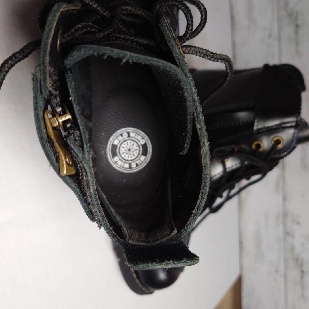 【美品・未使用】WILDWING ２５.０ バイクブーツ 黒