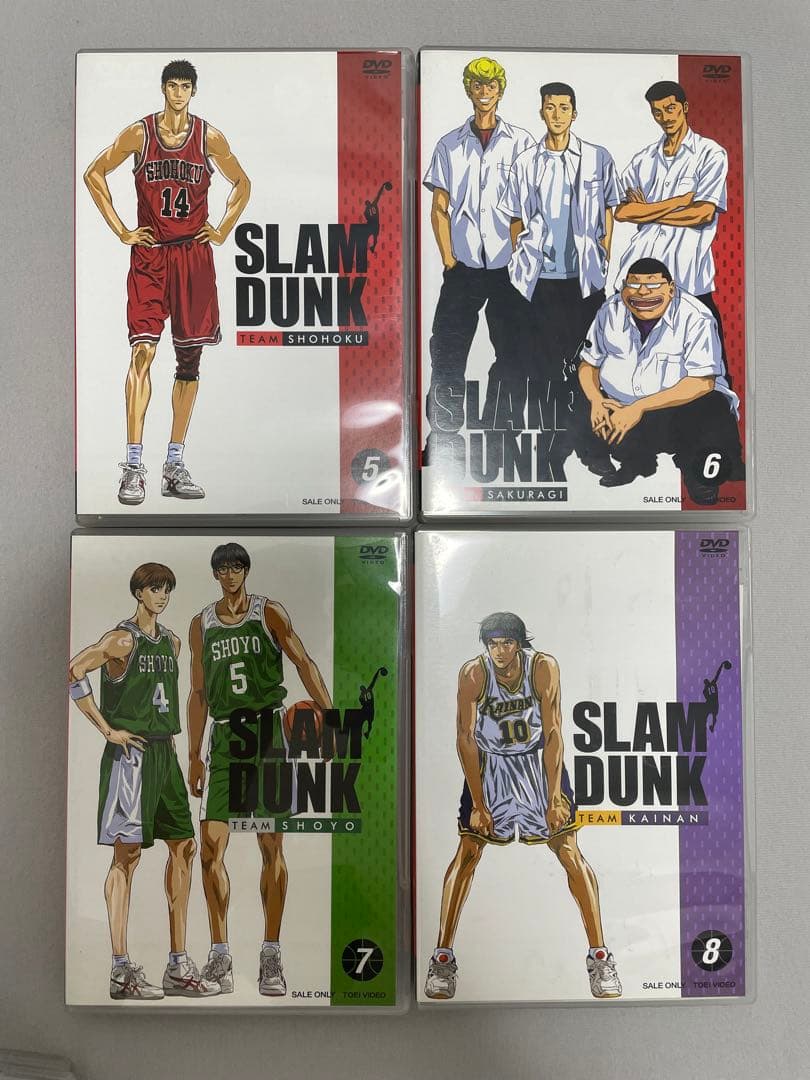 【値下しました】スラムダンクTVアニメDVD 全巻セット