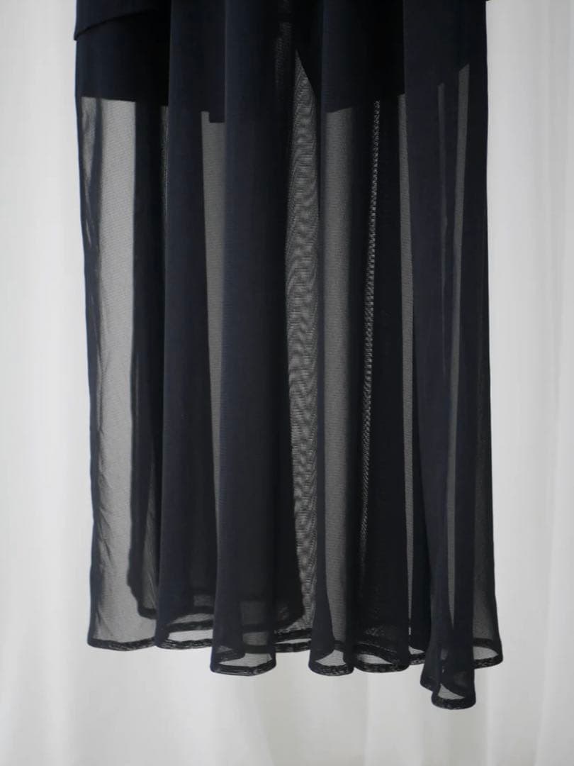 《ritsuko karita》Sheer half jump suit