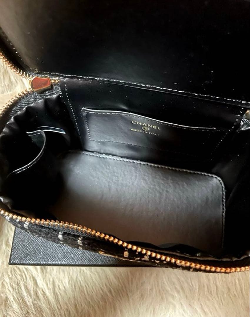 CHANEL シャネル　ツイードバニティチェーン　ショルダーバッグ　ノベルティ