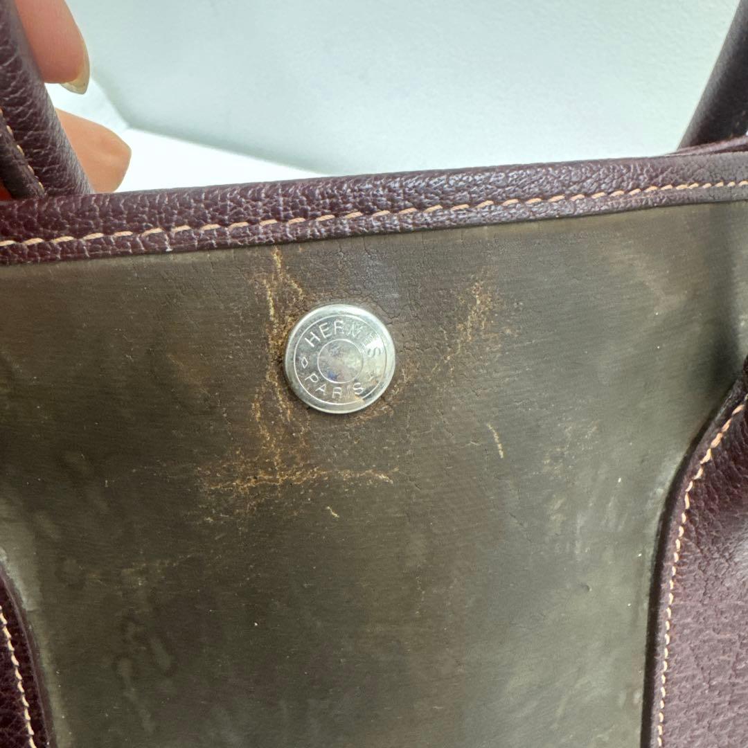 エルメス HERMES ガーデンパーティー アマゾニア トートバッグ