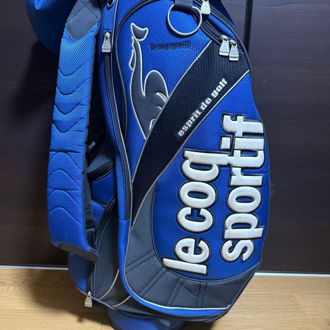 le coq sportif キャディバッグ ゴルフバッグ ブルー