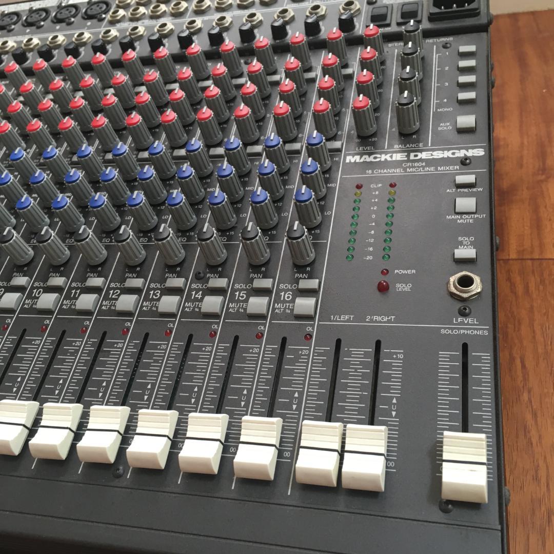 MACKIE CR1604 16チャンネル アナログミキサー ＜美品＞