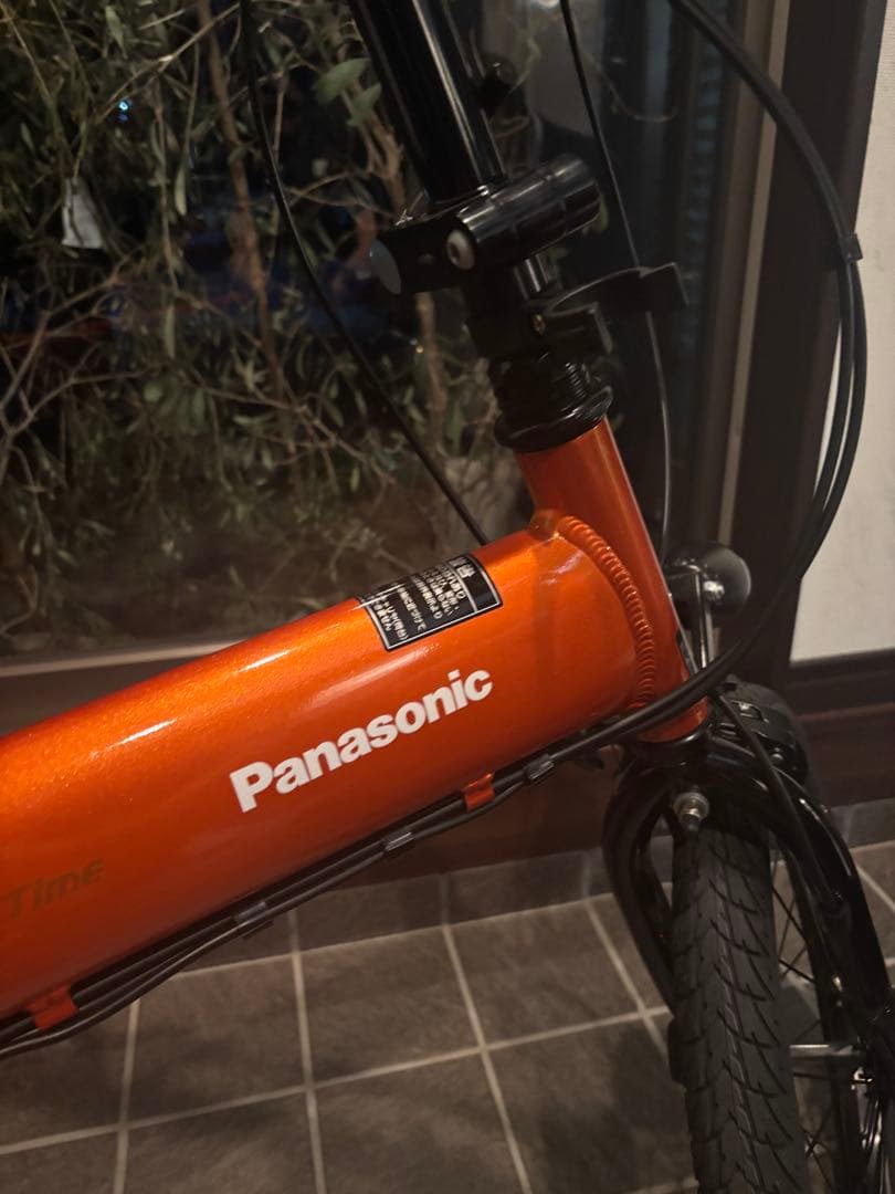 2025年4月購入Panasonic 電動アシスト自転車 シティタイプ オレンジ