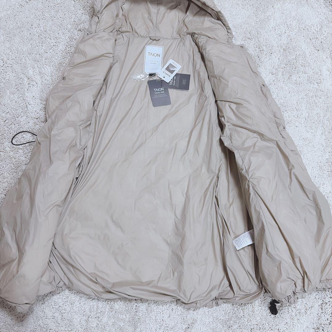 専用✨TAION 洗える シティ ダウンケープ ポンチョベスト ダウン ベージュ